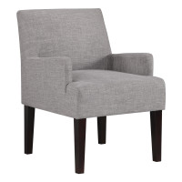 OSP Home Furnishings MST55-M59 Main Street Guest Chair in Cement Fabric